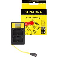 Nabíječka akumulátorů PATONA pro Dual Canon LP-E6 s LCD,USB