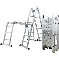 Hliníkové štafle G21 GA-SZ-4x3-3,7M multifunkční + podlážka - Štafle