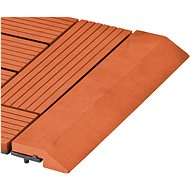 Transition Strip G21 Cherry for WPC Tiles, 30 x 7.5cm Straight - WPC Accessory