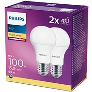 Philips LED 13-100W, E27 2700K, 2ks - LED žárovka