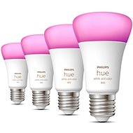 Philips Hue White and Color Ambiance 6.5W 800 E27 4ks - LED žárovka