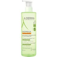 Shower Gel A-Derma Exomega Control Emollient  Cleansing Gel for Dry Skin with a Tendency to Atopy 2-in-1 500ml
