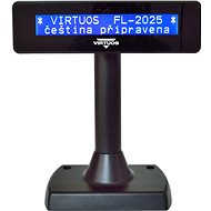 Virtuos LCD FL-2025MB 2x20 černý - Zákaznický displej