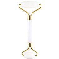 PALSAR7 Masážní váleček na obličej - bílý jadeit - Face Roller