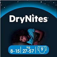 HUGGIES Dry Nites Large 8–15 years Boys (9 ks) - Dětské pleny