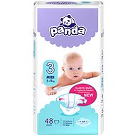 PANDA Midi vel. 3 (48 ks) - Jednorázové pleny
