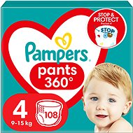 Plenkové kalhotky PAMPERS Pants Maxi vel. 4 (108 ks) - Mega Box