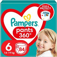 Plenkové kalhotky PAMPERS Pants Extra Large vel. 6 (84 ks) - Mega Box