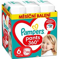 PAMPERS Pants vel. 6 (132 ks) – měsíční zásoba - Plenkové kalhotky