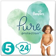 PAMPERS Pure Protection vel. 5 (24 ks) - Dětské pleny