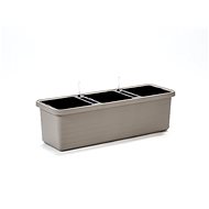 Plastia Samozavlažovací truhlík Berberis TRIO, Taupe - Truhlík