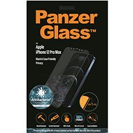 Ochranné sklo PanzerGlass Edge-to-Edge Privacy Antibacterial pro Apple iPhone 12 Pro Max černé - Ochranné sklo