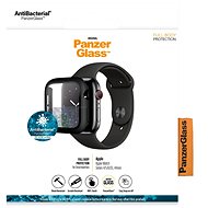 PanzerGlass Full Protection pro Apple Watch 4/5/6/SE 44mm (černý rámeček) - Ochranné sklo