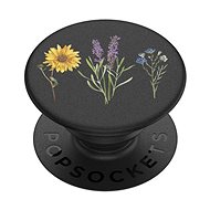 PopSockets PopGrip Gen.2, Vintage Garden Black, květiny na černém podkladu - Držák na mobilní telefon