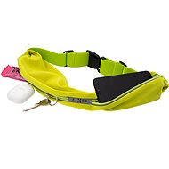 FIXED Sportbelt Duo with Two Pockets Lime - Phone Case