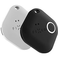 Bluetooth lokalizační čip FIXED Smile PRO Duo Pack - černý + bílý - Bluetooth lokalizační čip