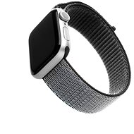 FIXED Nylon Strap pro Apple Watch 42/44/45/Ultra 49mm šedý - Řemínek