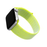 FIXED Nylon Strap pro Apple Watch 44mm/ Watch 42mm limetkový