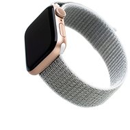 FIXED Nylon Strap pro Apple Watch 40mm/ Watch 38mm bílošedý - Řemínek