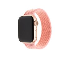 FIXED Elastic Nylon Strap pro Apple Watch 42/44/45/Ultra 49mm velikost XS růžový - Řemínek