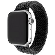 FIXED Elastic Nylon Strap pro Apple Watch 38/40/41mm velikost XL černý - Řemínek