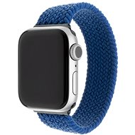 FIXED Elastic Nylon Strap pro Apple Watch 38/40/41mm velikost XS modrý - Řemínek