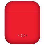 FIXED Silky pro Apple Airpods červené - Pouzdro na sluchátka