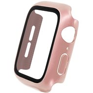 FIXED Pure+ s temperovaným sklem pro Apple Watch 40mm růžové - Ochranný kryt na hodinky