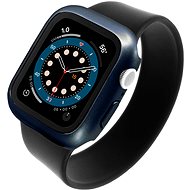 FIXED Pure+ s temperovaným sklem pro Apple Watch 44mm modré - Ochranný kryt na hodinky