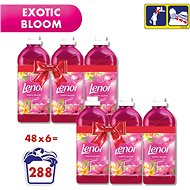 LENOR Exotic Bloom 6 × 1.42l, (288 Washes) - Fabric Softener