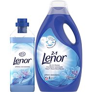 LENOR Spring Awakening prací prostředek 2,2 l (40 praní) + aviváž 930 ml (31 praní) - Sada drogerie