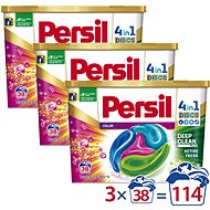 Kapsle na praní PERSIL Discs Color 4v1 3 × 38 ks