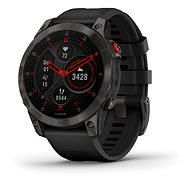 Garmin Epix Sapphire Titan Black/Black Band - Chytré hodinky