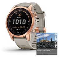 Garmin Fenix 7S PRO Solar Rose Gold/Light Sand Band - Chytré hodinky