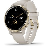 Garmin Venu 2S Light Gold/Sand Band - Smart Watch