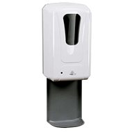 PREZENTA bezdotykový dávkovač na tekutou dezinfekci s odkapávačem a bateriemi - Dezinfekční stojan