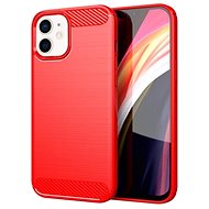 TopQ iPhone 12 mini silikon červený 53730 - Kryt na mobil