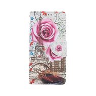 TopQ iPhone SE 2020 knížkové Rozkvetlá Paříž 54677 - Pouzdro na mobil