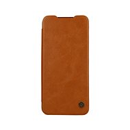 Nillkin Qin Xiaomi Redmi 10 knížkové kožené hnědé 65520 - Pouzdro na mobil