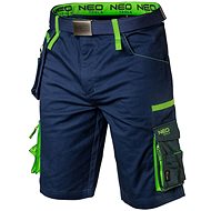 Neo tools panské pracovní kraťasy premium, modro-zelené, XL - Pracovní oděv