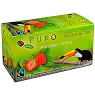 Puro Fairtrade Tea Portions with Strawberries 25x2g