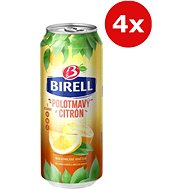 Birell Semi-dark Lemon 4×0,5l tin - Beer
