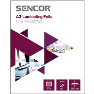 SENCOR A3/250 lesklé - balení 25 ks - Laminovací fólie