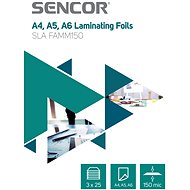 SENCOR A4/150 lesklé - balení 75 ks - Laminovací fólie