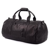 Cestovní taška kožená SEGALI 1010 černá - Cestovní taška