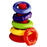 Skládačka Playgro Plastové navlékací kroužky - Skládačka