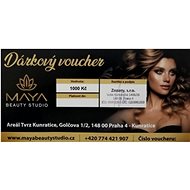 Dárkový voucher Maya Beauty Studio v hodnotě 1 000 Kč - Voucher: