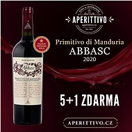 Primitivo di Manduria ABBA SC 2020 z italské Puglie, oceněné Prague Premium Gold - 1 láhev zdarma. - Voucher: