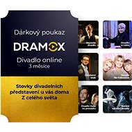 Divadlo online na Dramoxu - tříměsíční poukaz - Voucher: