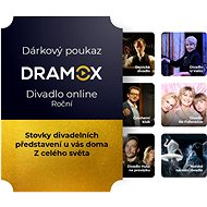 Rok divadla online na Dramoxu - roční poukaz - Voucher: